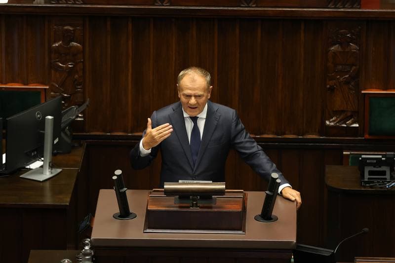 Szymon Holownia. 40th Session of the Polish Parliament 10th Term. Day Two. 10.09.2025