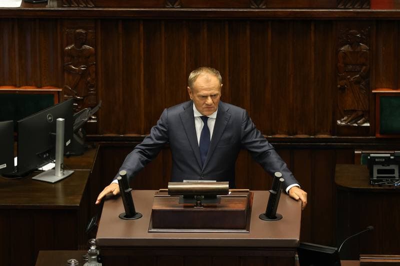 Szymon Holownia. 40th Session of the Polish Parliament 10th Term. Day Two. 10.09.2025