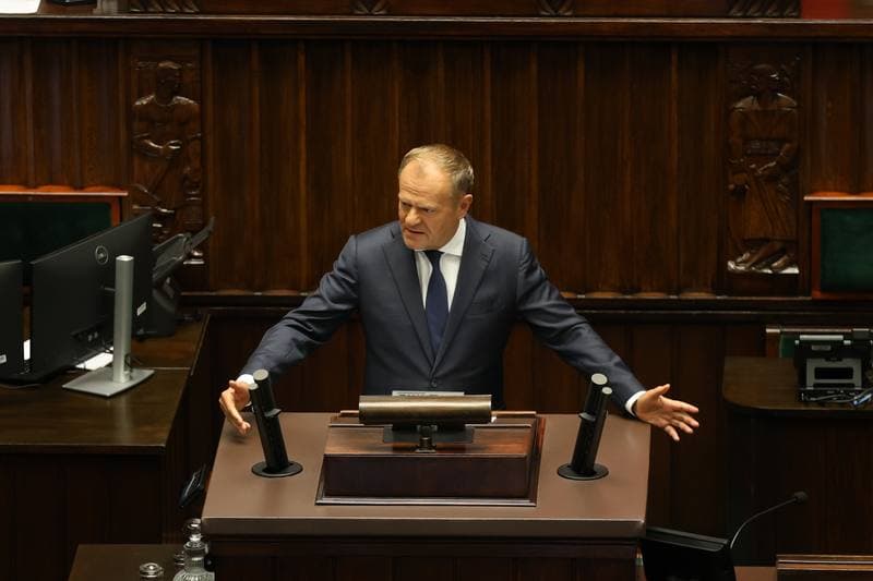 Szymon Holownia. 40th Session of the Polish Parliament 10th Term. Day Two. 10.09.2025