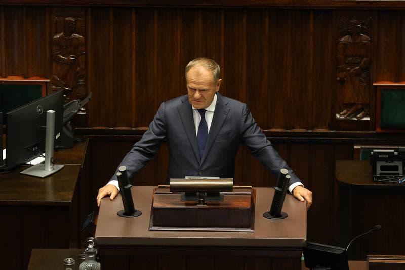Szymon Holownia. 40th Session of the Polish Parliament 10th Term. Day Two. 10.09.2025