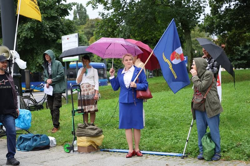 Counter-demonstration against the Rainbow Equality March. Torun. 30.08.2025