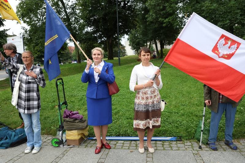 Counter-demonstration against the Rainbow Equality March. Torun. 30.08.2025