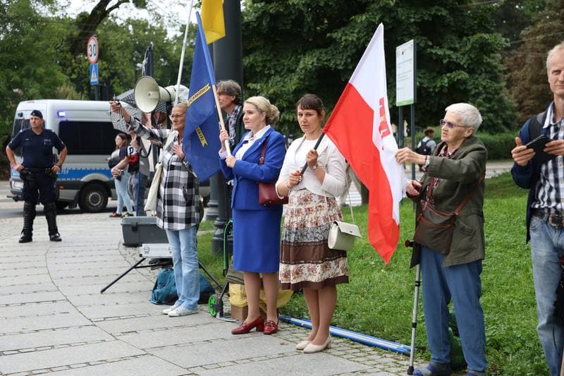 Counter-demonstration against the Rainbow Equality March. Torun. 30.08.2025