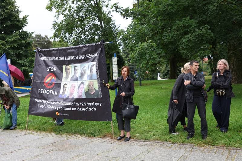 Counter-demonstration against the Rainbow Equality March. Torun. 30.08.2025