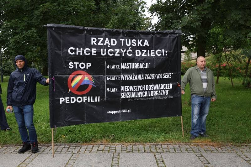 Counter-demonstration against the Rainbow Equality March. Torun. 30.08.2025