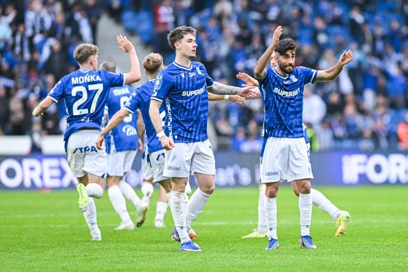 Football. PKO BP Ekstraklasa. Lech Poznan - GKS Katowice. 12.04.2026