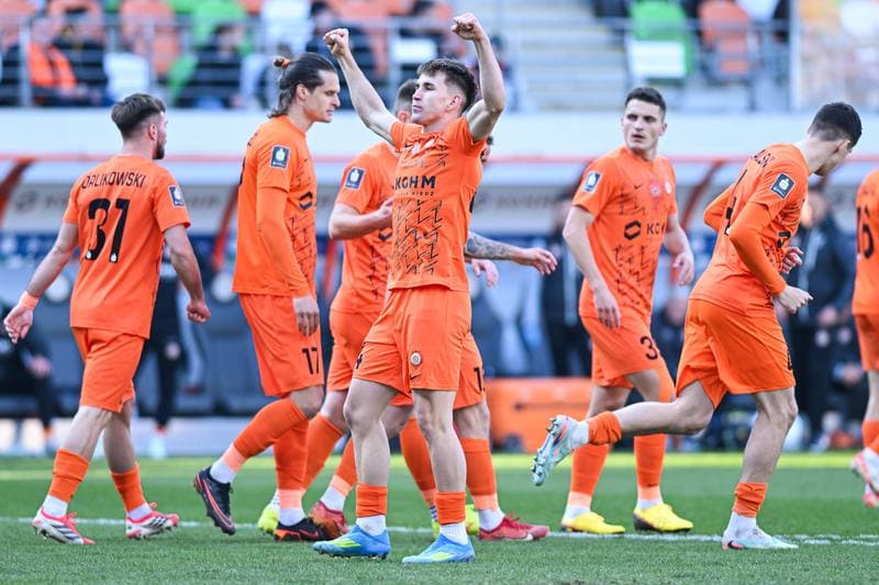 Football. PKO BP Ekstraklasa. Zaglebie Lubin - Radomiak Radom. 11.04.2026