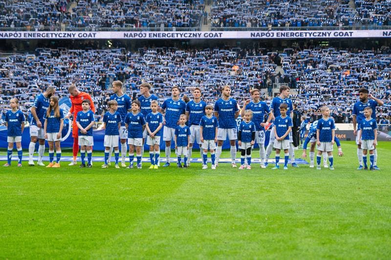Football. PKO BP Ekstraklasa. Lech Poznan - GKS Katowice. 12.04.2026