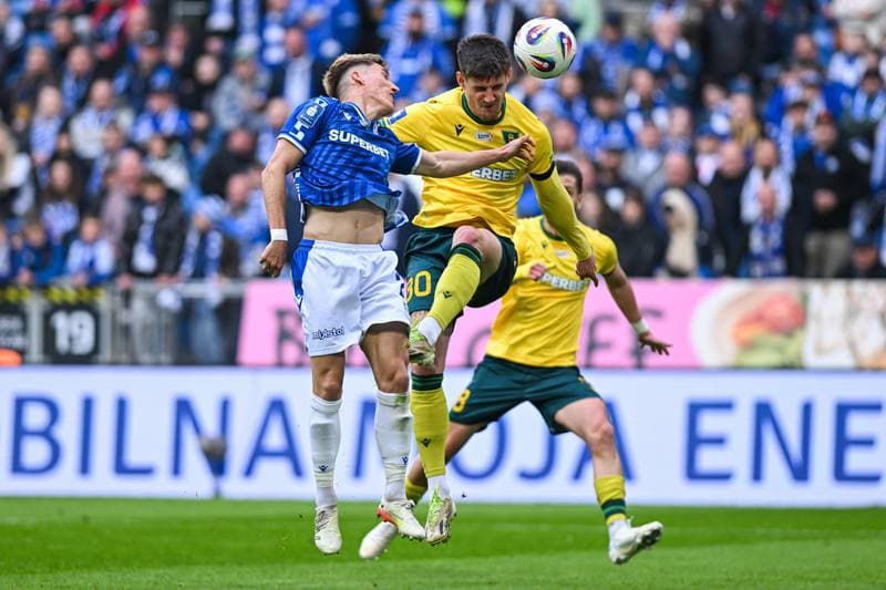 Football. PKO BP Ekstraklasa. Lech Poznan - GKS Katowice. 12.04.2026