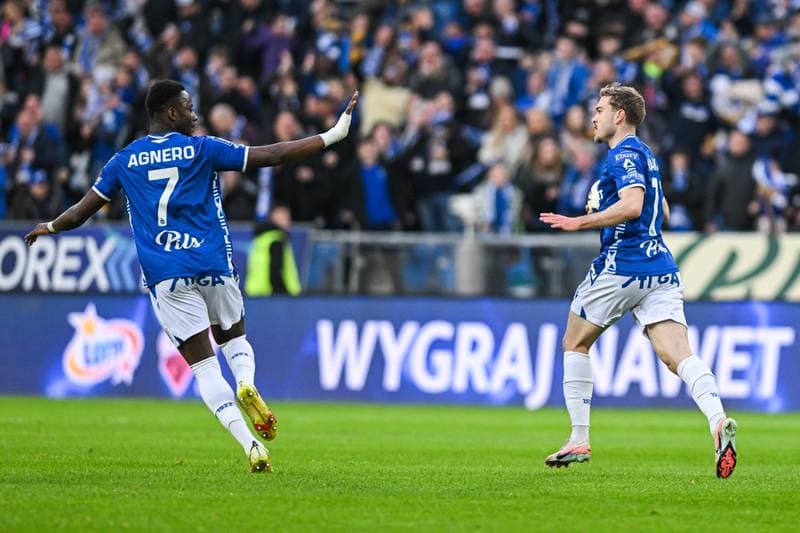 Football. PKO BP Ekstraklasa. Lech Poznan - GKS Katowice. 12.04.2026