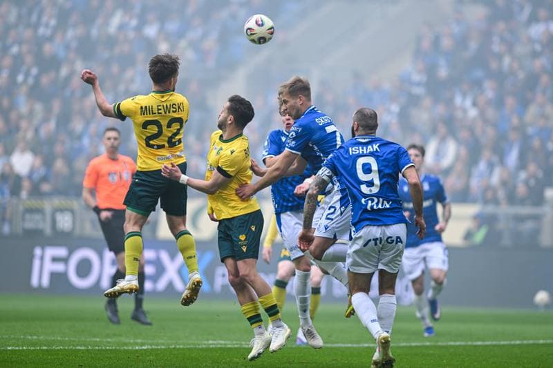 Football. PKO BP Ekstraklasa. Lech Poznan - GKS Katowice. 12.04.2026