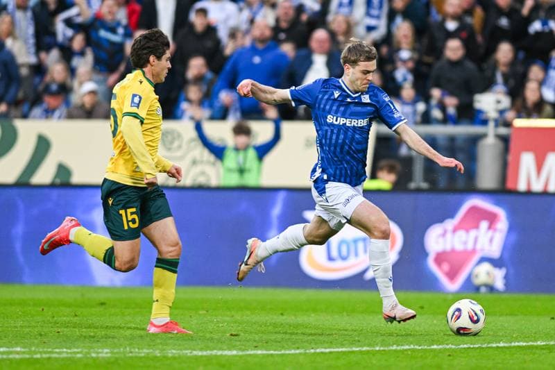 Football. PKO BP Ekstraklasa. Lech Poznan - GKS Katowice. 12.04.2026
