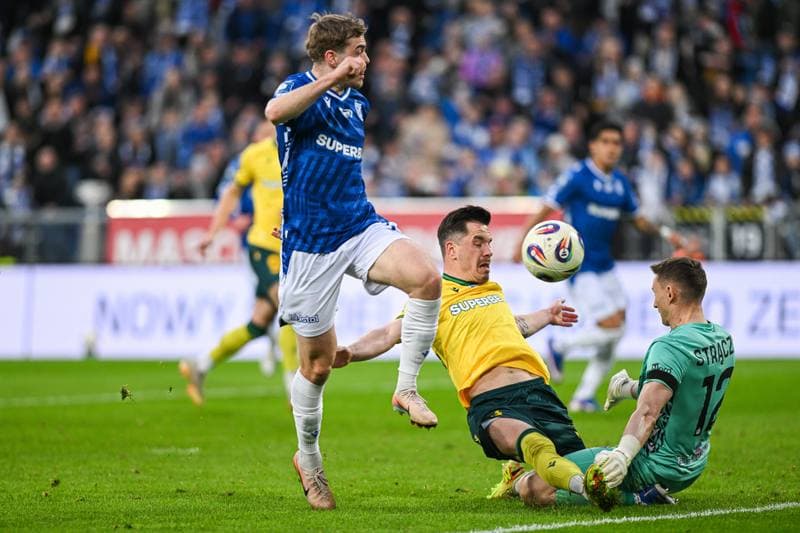 Football. PKO BP Ekstraklasa. Lech Poznan - GKS Katowice. 12.04.2026