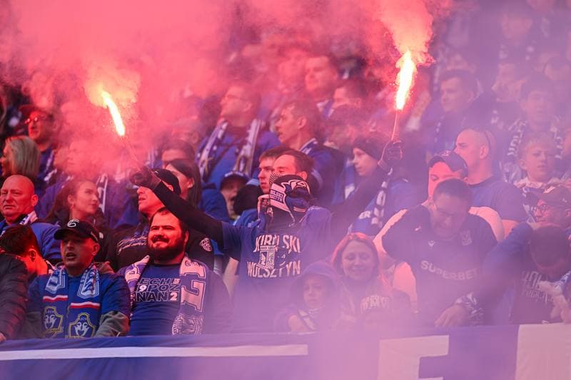 Football. PKO BP Ekstraklasa. Lech Poznan - GKS Katowice. 12.04.2026