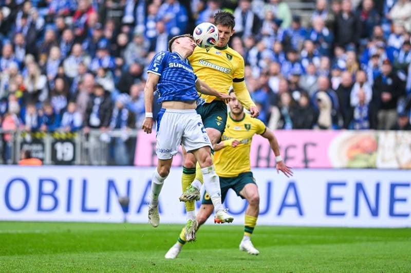 Football. PKO BP Ekstraklasa. Lech Poznan - GKS Katowice. 12.04.2026
