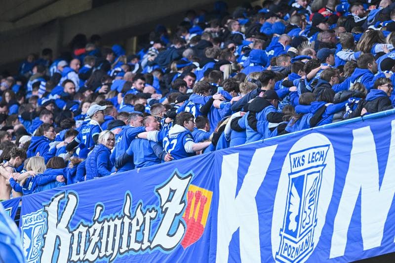 Football. PKO BP Ekstraklasa. Lech Poznan - GKS Katowice. 12.04.2026