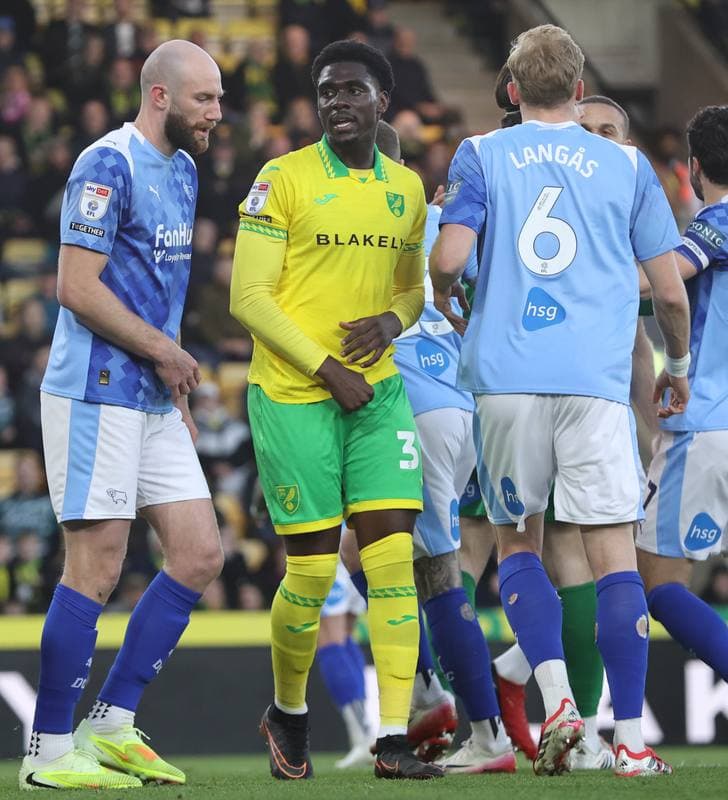 Football. Sky Bet Championship. Norwich City - Derby County. 21.04.2026