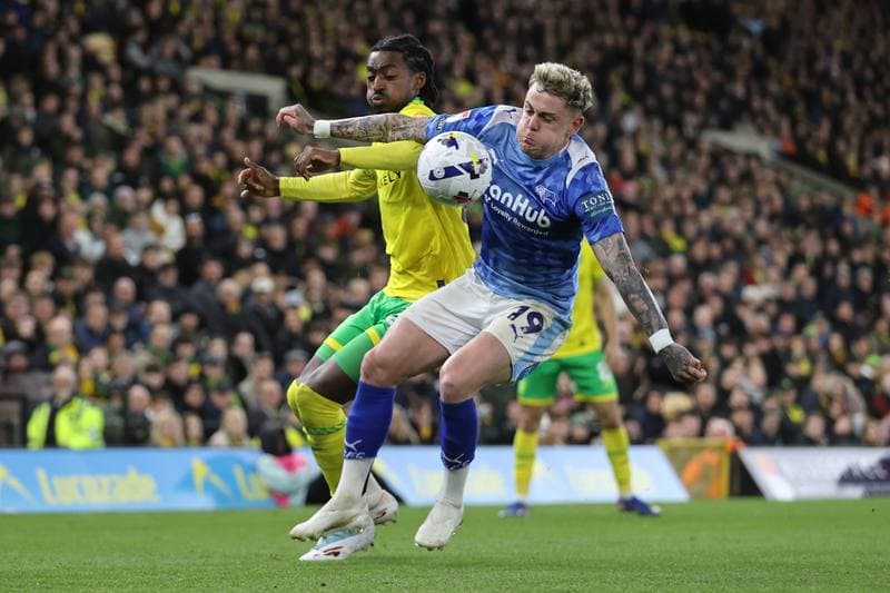 Football. Sky Bet Championship. Norwich City - Derby County. 21.04.2026