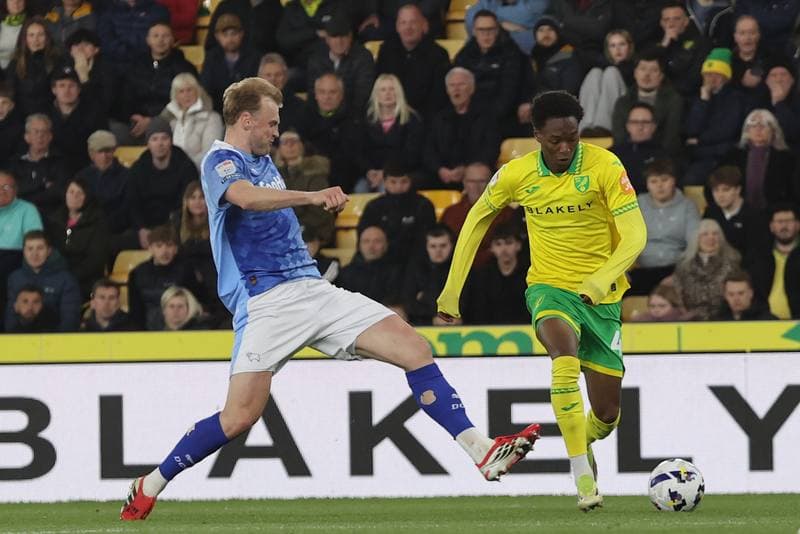 Football. Sky Bet Championship. Norwich City - Derby County. 21.04.2026