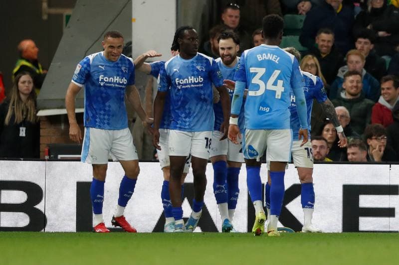 Football. Sky Bet Championship. Norwich City - Derby County. 21.04.2026