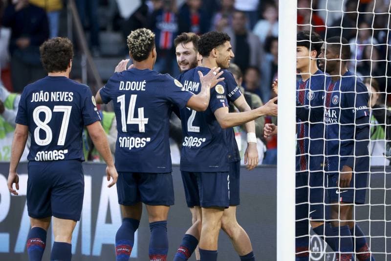 Football. Ligue 1. Paris Saint-Germain - FC Nantes. 22.04.2026