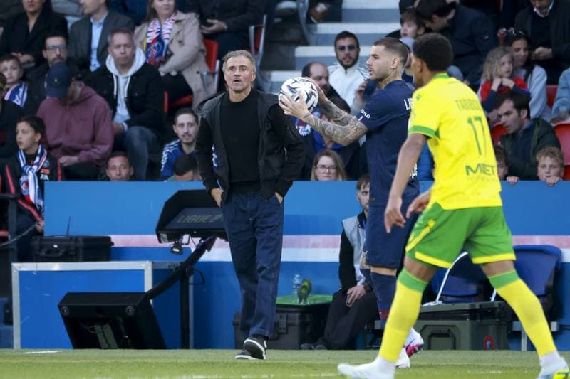 Football. Ligue 1. Paris Saint-Germain - FC Nantes. 22.04.2026