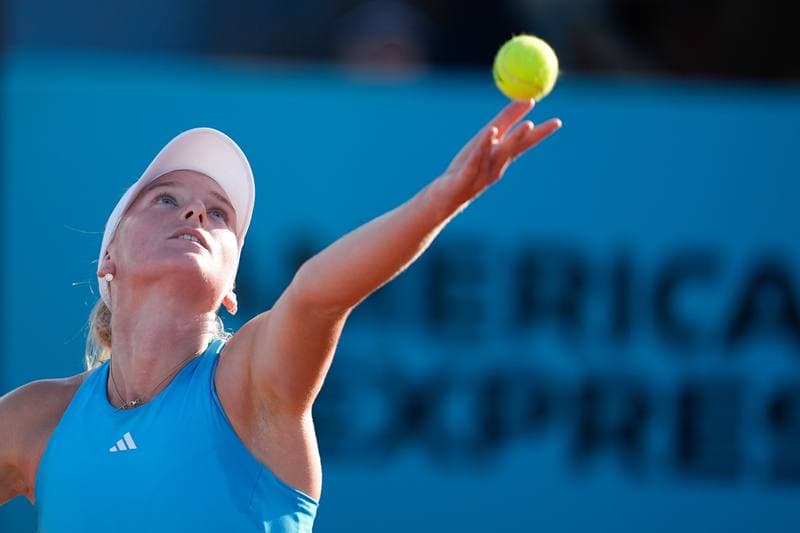 Tennis. Mutua Madrid Open. Tereza Valentova - Yulia Putintseva. 22.04.2026