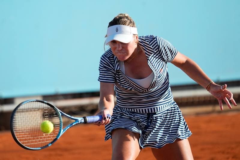 Tennis. Mutua Madrid Open. Tereza Valentova - Yulia Putintseva. 22.04.2026