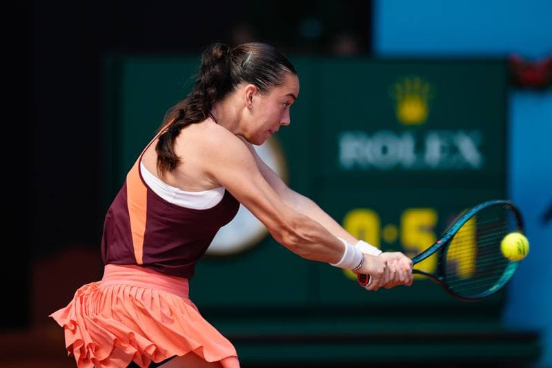 Tennis. Mutua Madrid Open. Tereza Valentova - Yulia Putintseva. 22.04.2026