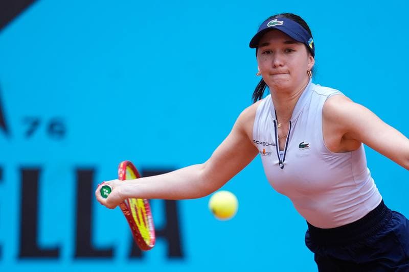 Tennis. Mutua Madrid Open. Tereza Valentova - Yulia Putintseva. 22.04.2026