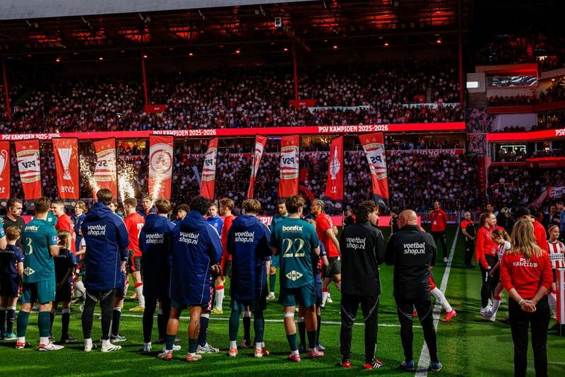 Football. Eredivisie. PSV - PEC Zwolle. 23.04.2026