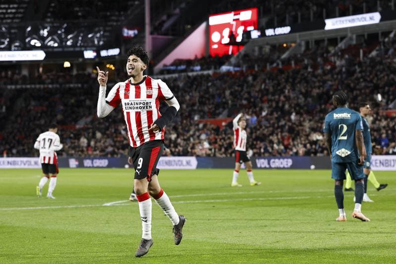 Football. Eredivisie. PSV - PEC Zwolle. 23.04.2026