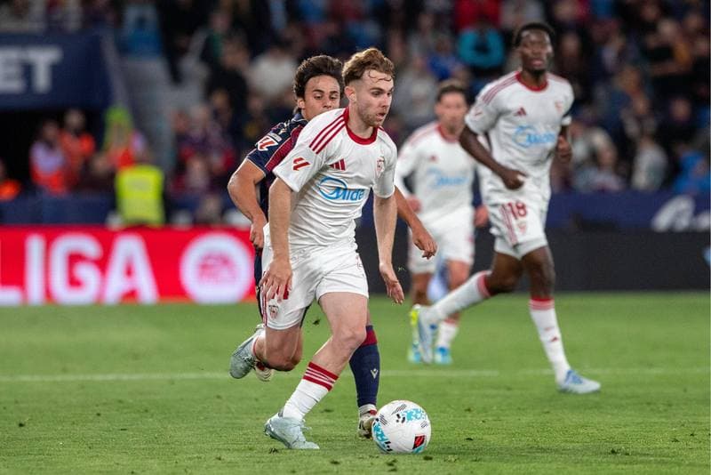 Football. La Liga. Levante - Sevilla. 23.04.2026