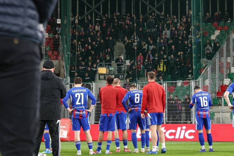 Football. Betclic 1 Liga. Wieczysta Krakow - Polonia Bytom. 23.04.2026