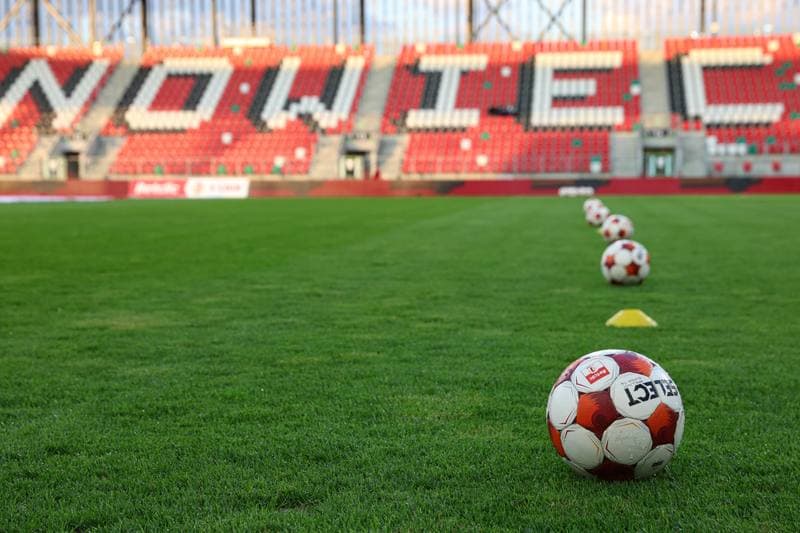 Football. Betclic 1 Liga. Wieczysta Krakow - Polonia Bytom. 23.04.2026