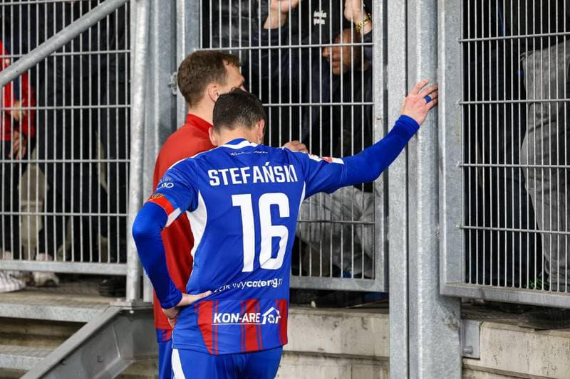 Football. Betclic 1 Liga. Wieczysta Krakow - Polonia Bytom. 23.04.2026