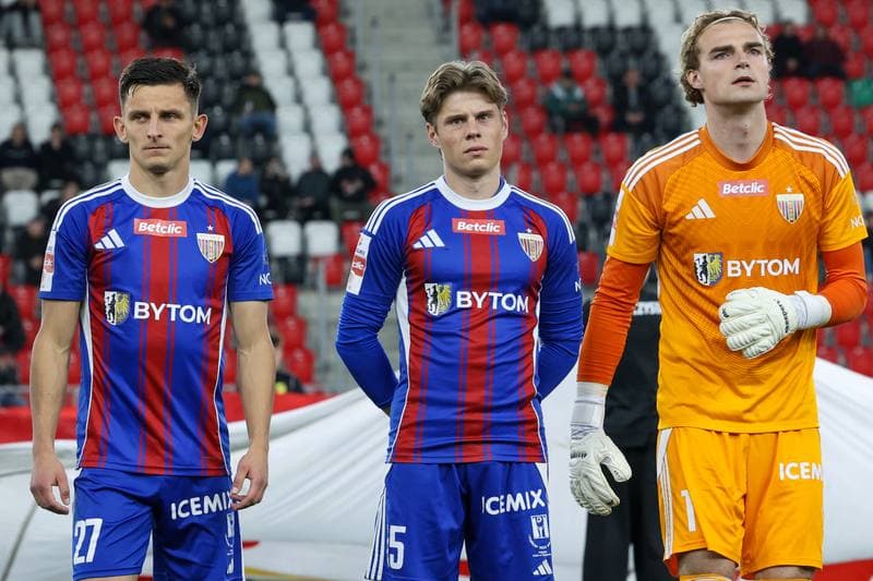 Football. Betclic 1 Liga. Wieczysta Krakow - Polonia Bytom. 23.04.2026
