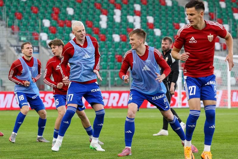 Football. Betclic 1 Liga. Wieczysta Krakow - Polonia Bytom. 23.04.2026