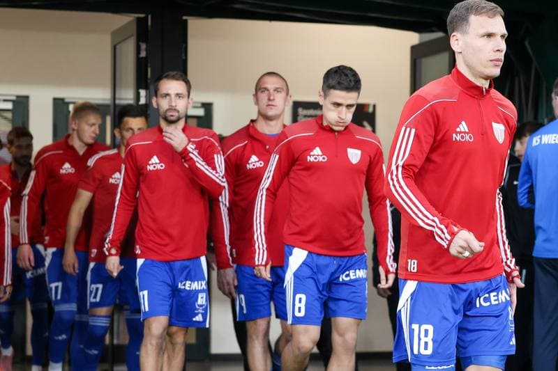 Football. Betclic 1 Liga. Wieczysta Krakow - Polonia Bytom. 23.04.2026