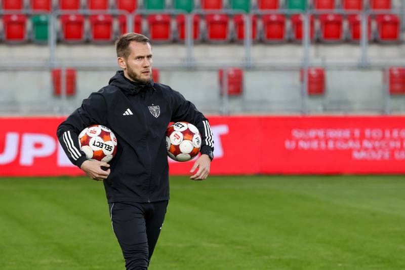 Football. Betclic 1 Liga. Wieczysta Krakow - Polonia Bytom. 23.04.2026