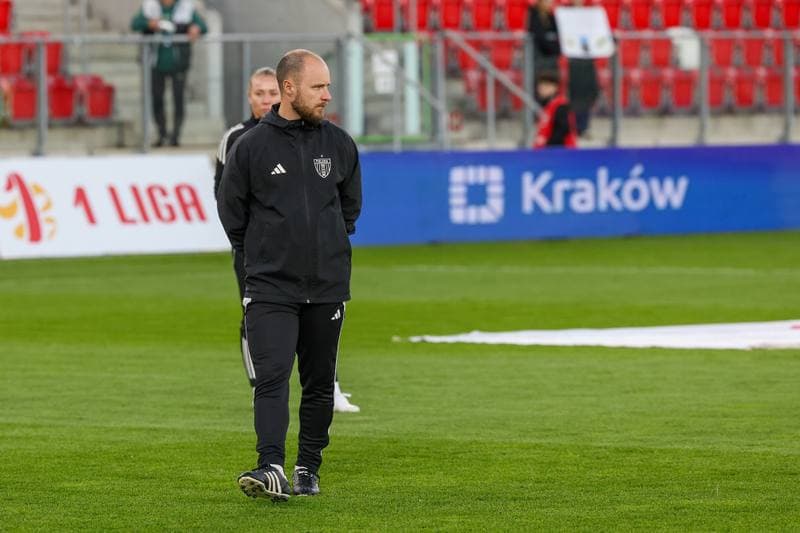 Football. Betclic 1 Liga. Wieczysta Krakow - Polonia Bytom. 23.04.2026