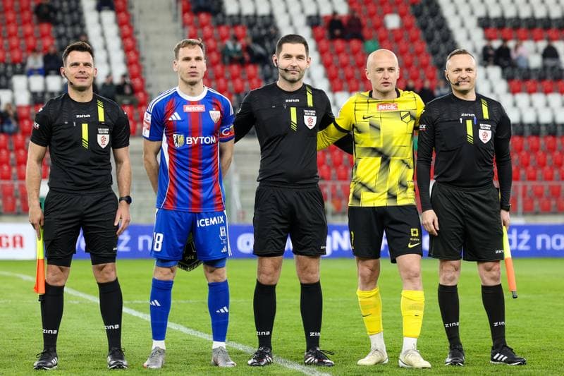 Football. Betclic 1 Liga. Wieczysta Krakow - Polonia Bytom. 23.04.2026
