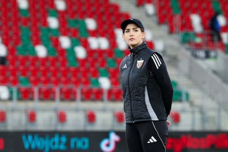 Football. Betclic 1 Liga. Wieczysta Krakow - Polonia Bytom. 23.04.2026