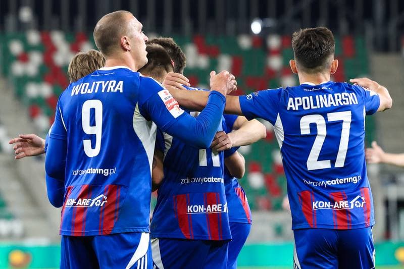 Football. Betclic 1 Liga. Wieczysta Krakow - Polonia Bytom. 23.04.2026