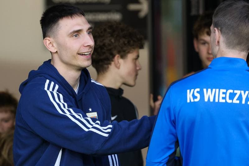 Football. Betclic 1 Liga. Wieczysta Krakow - Polonia Bytom. 23.04.2026