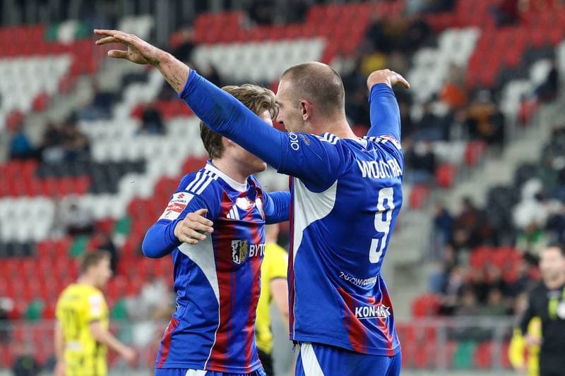 Football. Betclic 1 Liga. Wieczysta Krakow - Polonia Bytom. 23.04.2026