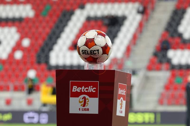 Football. Betclic 1 Liga. Wieczysta Krakow - Polonia Bytom. 23.04.2026