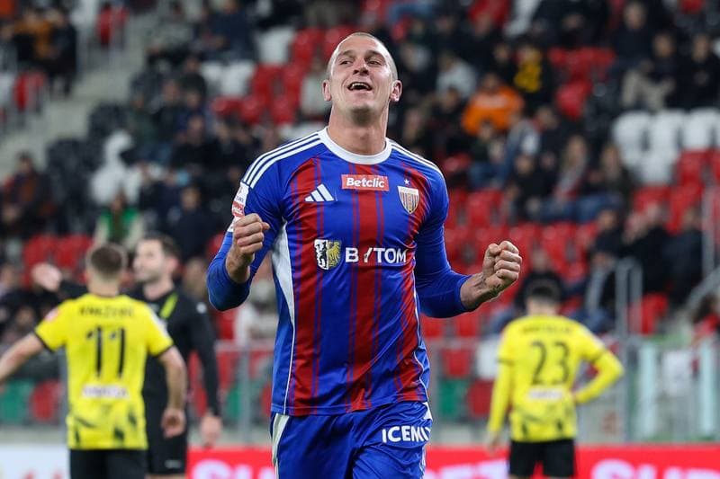Football. Betclic 1 Liga. Wieczysta Krakow - Polonia Bytom. 23.04.2026