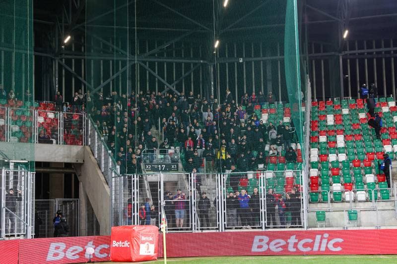Football. Betclic 1 Liga. Wieczysta Krakow - Polonia Bytom. 23.04.2026