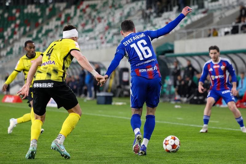 Football. Betclic 1 Liga. Wieczysta Krakow - Polonia Bytom. 23.04.2026
